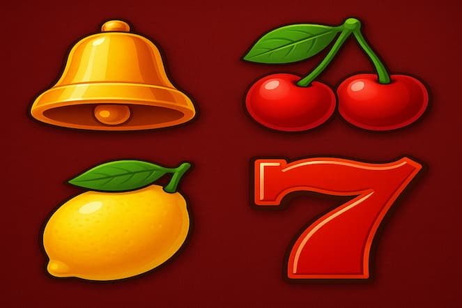 Fruktslots med flera frukter