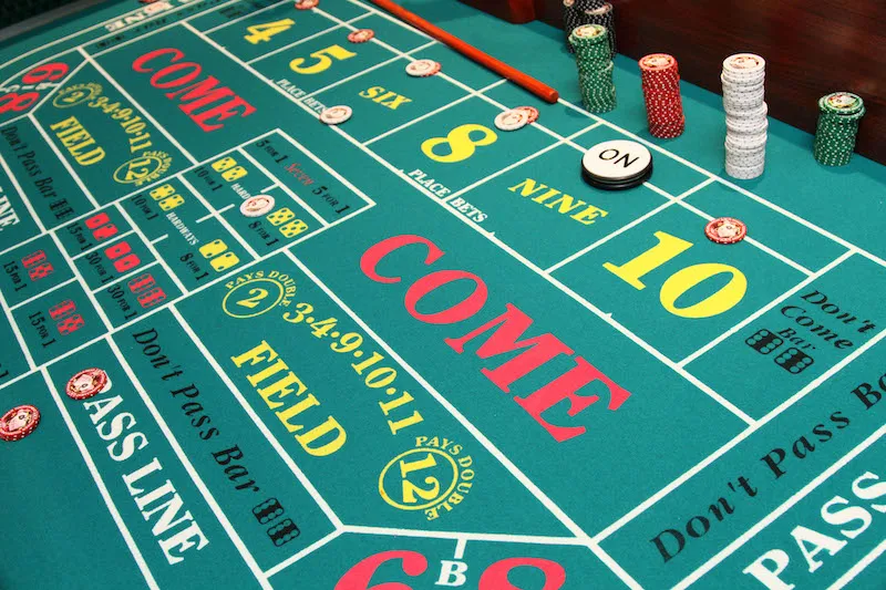 Craps bord