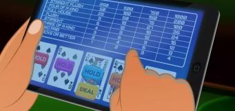 Open straight Videopoker