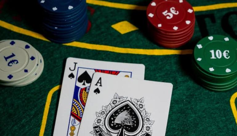 Blackjack strategi tabell