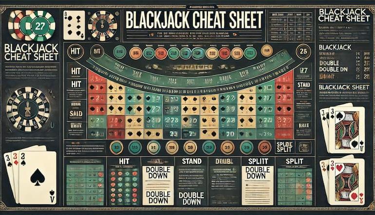 Blackjack Cheat Sheet
