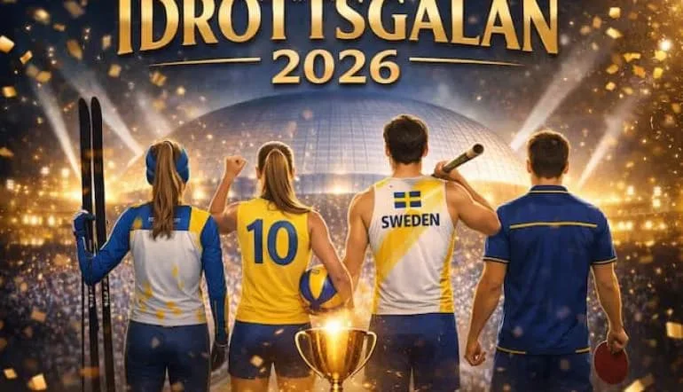Idrottsgalan 2026: alla nominerade, prestationerna och allt du behöver veta
